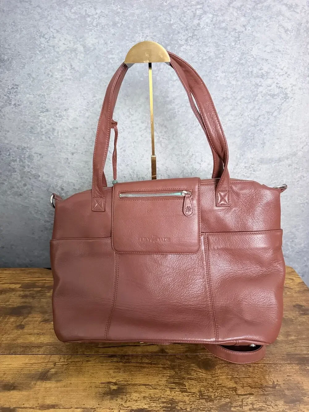 Lily Jade leather diaper bag/backpack